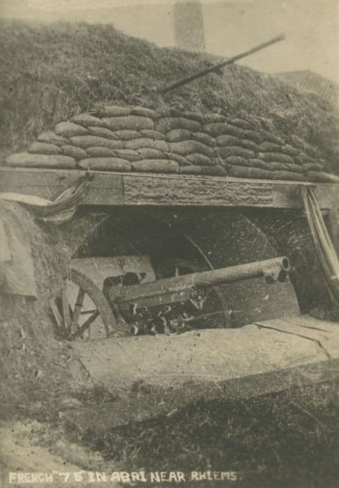 France, Mortenson, Jill, Military and Veterans, Iowa History, machine gun, Iowa, history of Iowa, wwi, Travel