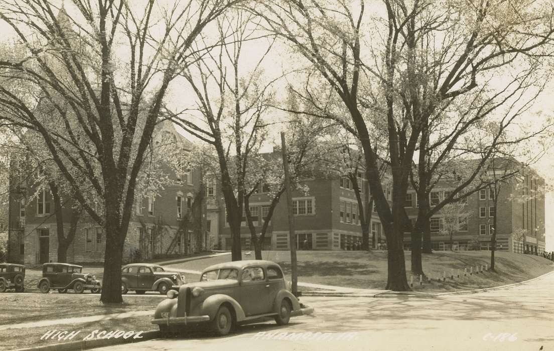 history of Iowa, Iowa History, automobile, high school, Motorized Vehicles, Iowa, Anamosa, IA, Schools and Education, Hatcher, Cecilia