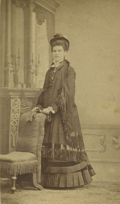 IA, Iowa, woman, hat, Olsson, Ann and Jons, Portraits - Individual, history of Iowa, Iowa History