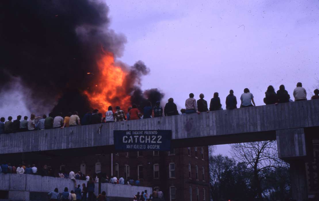 history of Iowa, UNI Special Collections & University Archives, Iowa, university of northern iowa, uni, old gilchrist, Iowa History, Schools and Education, fire, Cedar Falls, IA, Wrecks