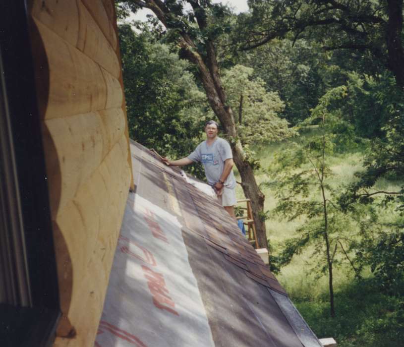 history of Iowa, Iowa History, Chelsea, IA, roof, Iowa, Breja, Janice, construction, Labor and Occupations