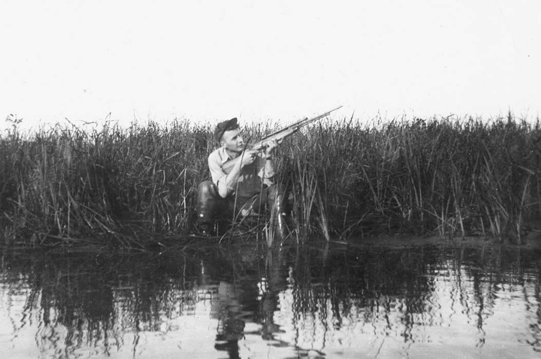 lake, history of Iowa, Iowa History, gun, swamp, Johnson, JB, Iowa, Britt, IA, Outdoor Recreation, hunting