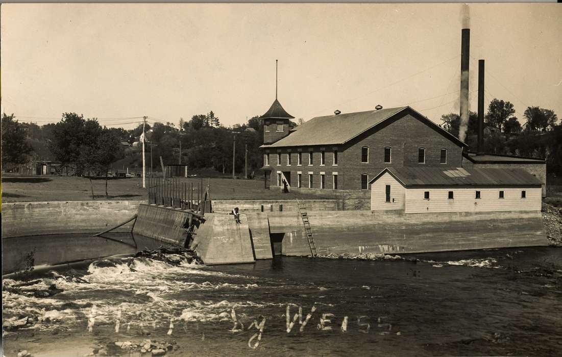 Cities and Towns, Iowa History, Lakes, Rivers, and Streams, Iowa, Anamosa Library & Learning Center, Anamosa, IA, dam, river, history of Iowa