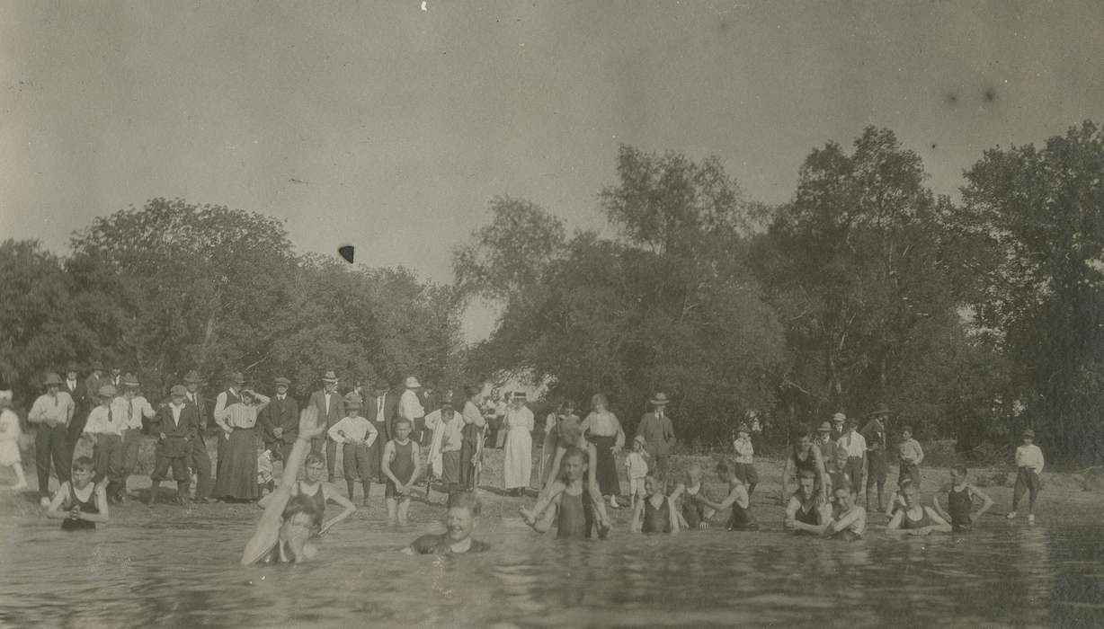 Outdoor Recreation, swim, Iowa, McMurray, Doug, bathing suit, Children, swimsuit, river, history of Iowa, Hamilton County, IA, Sports, boy scouts, Iowa History