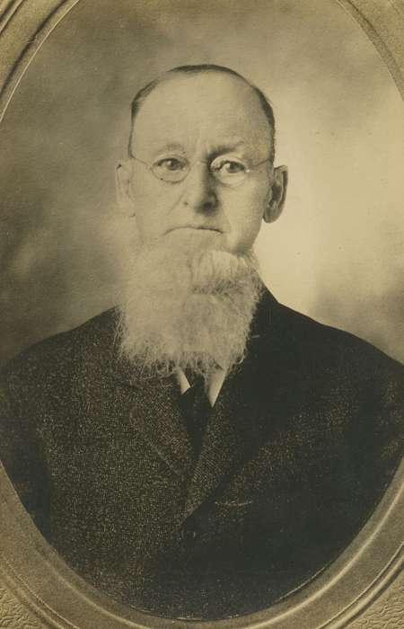 Hilmer, Betty, Portraits - Individual, beard, Cedar Rapids, IA, Iowa, history of Iowa, Iowa History