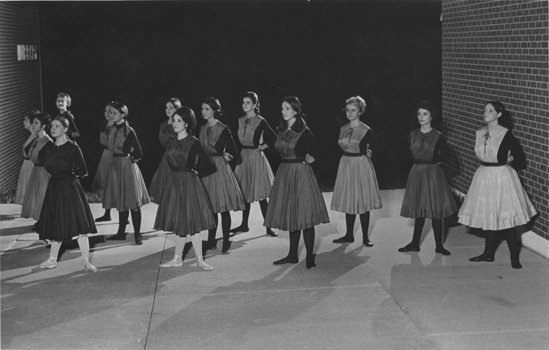 Portraits - Group, history of Iowa, Iowa History, Entertainment, rehearsal, Iowa, Cedar Rapids, IA, dancers, Karns, Mike