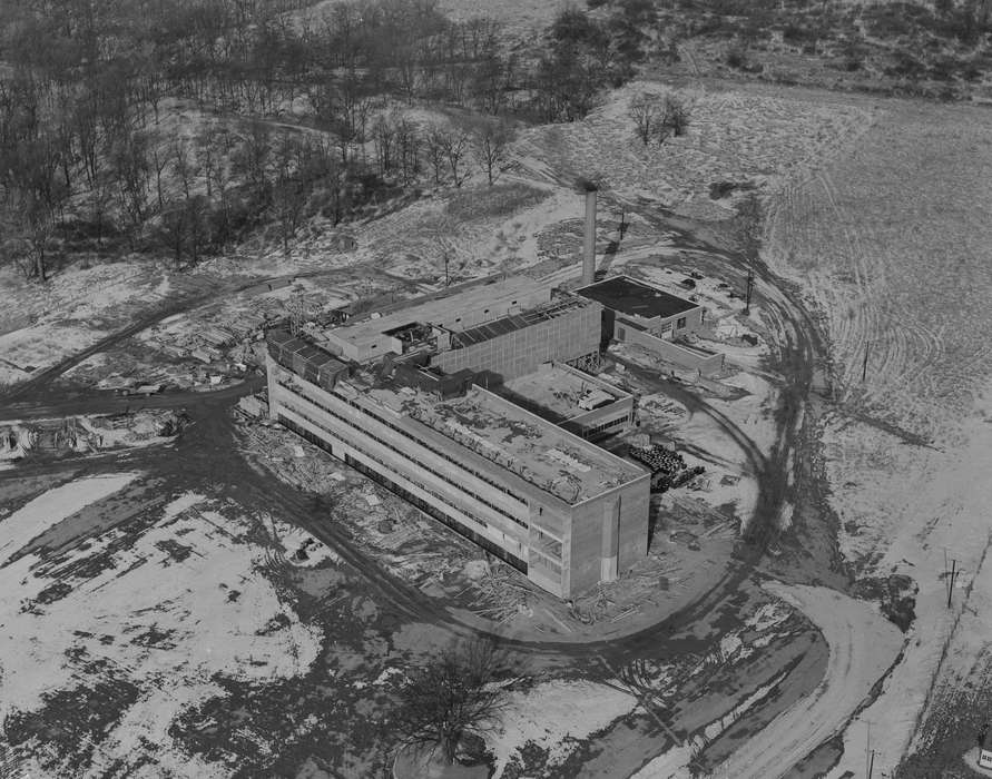 history of Iowa, Iowa History, Ottumwa, IA, Aerial Shots, Iowa, Lemberger, LeAnn, Hospitals, construction, Labor and Occupations