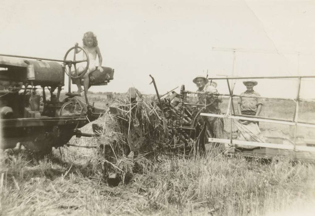 Farming Equipment, history of Iowa, Iowa History, Fredonia, IA, field, McVey, Michael and Tracy, Iowa, Farms, Children
