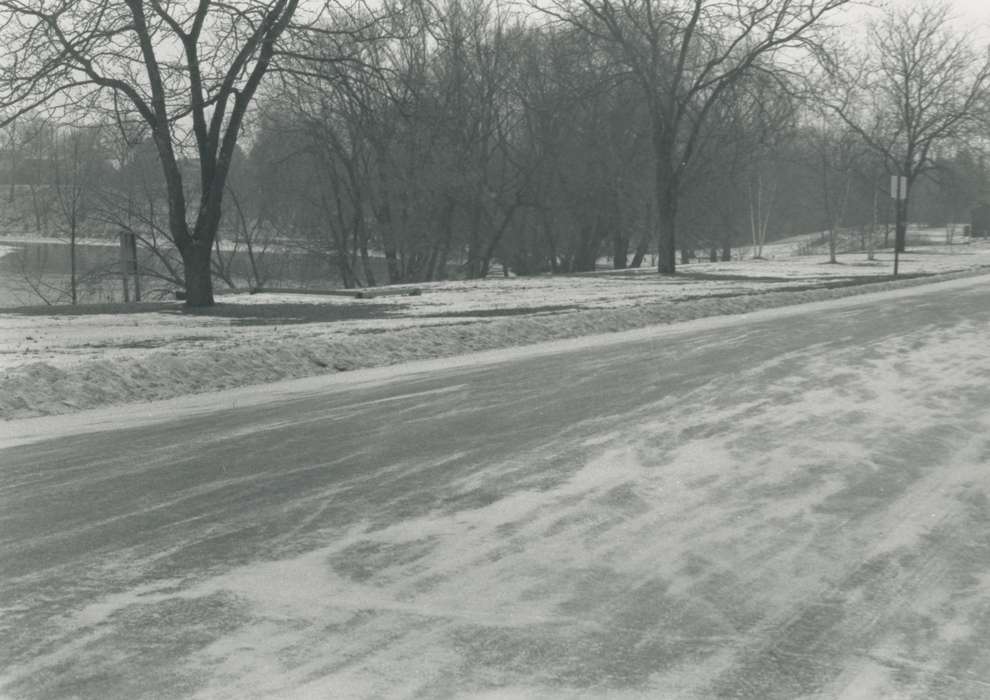 history of Iowa, Iowa History, Winter, road, Lakes, Rivers, and Streams, Waverly, IA, Iowa, Landscapes, Waverly Public Library