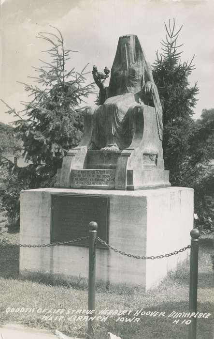 West Branch, IA, history of Iowa, Iowa, Iowa History, Cities and Towns, Palczewski, Catherine, statue