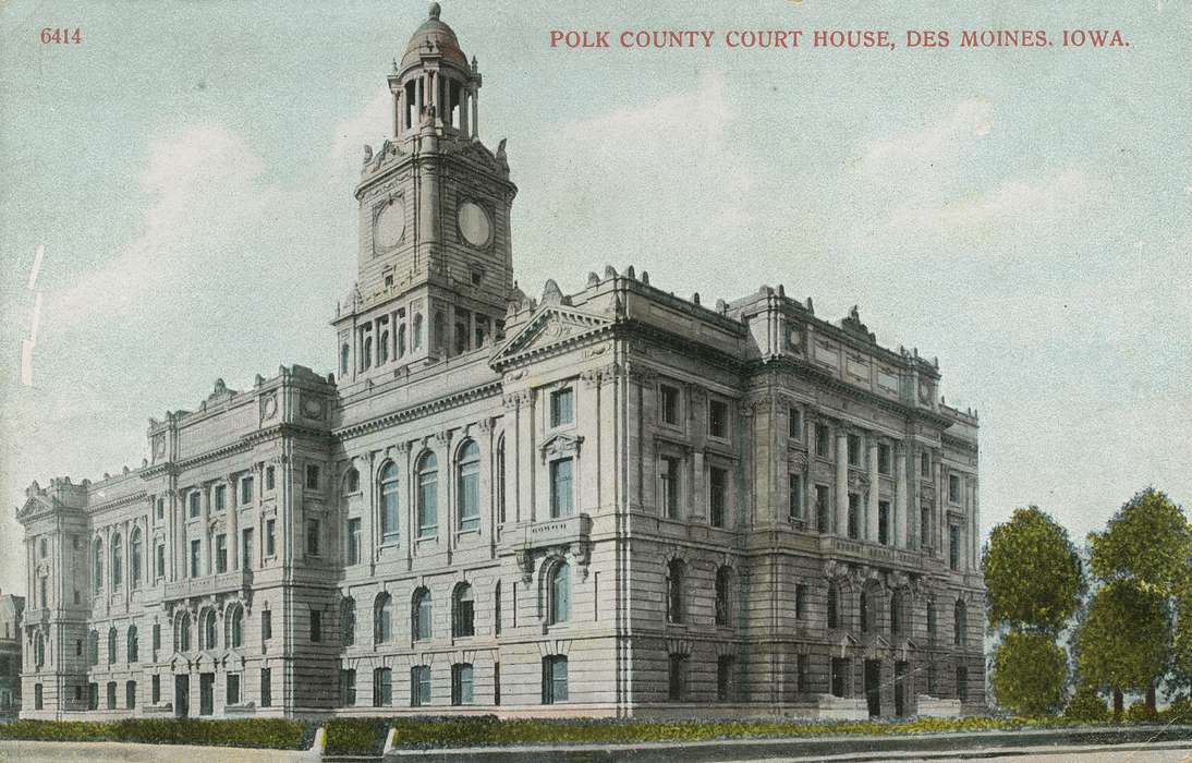 Des Moines, IA, courthouse, Cities and Towns, Iowa History, Iowa, Dean, Shirley, history of Iowa