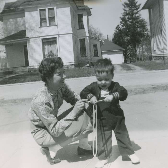 neighborhood, history of Iowa, Iowa History, Families, Fink-Bowman, Janna, toy, West Union, IA, Iowa, Cities and Towns, house, Children