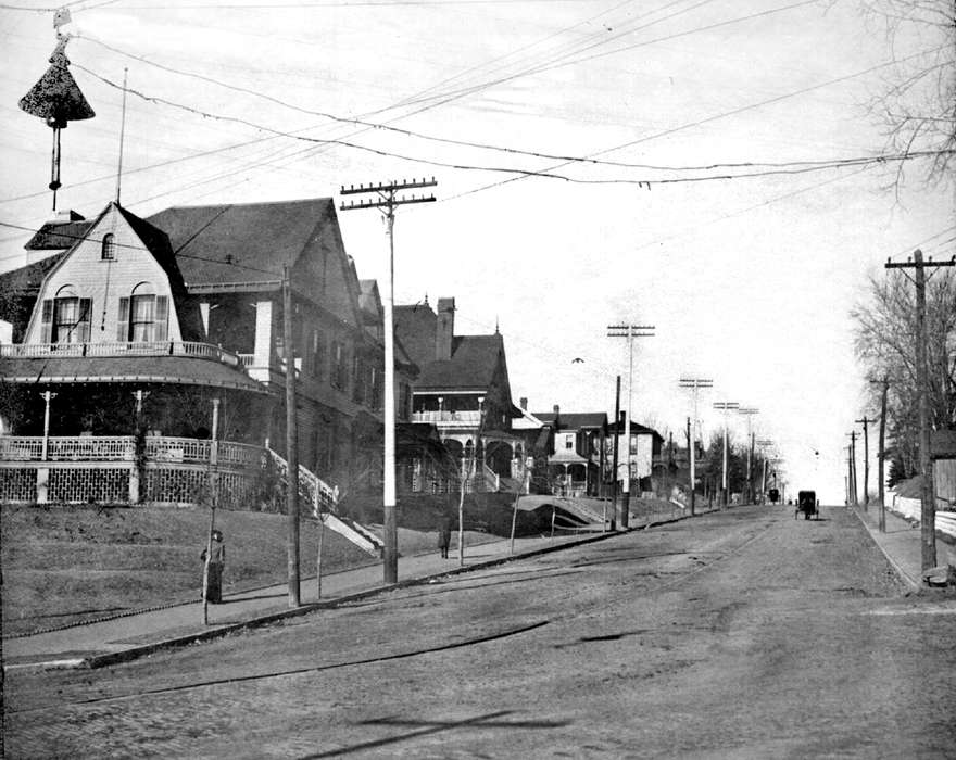 history of Iowa, Iowa History, Ottumwa, IA, Lemberger, LeAnn, Iowa, Cities and Towns, hill, house, street