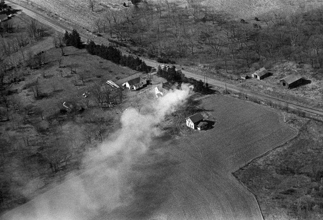 history of Iowa, Iowa History, Ottumwa, IA, field, fire, Aerial Shots, Iowa, Lemberger, LeAnn, Farms
