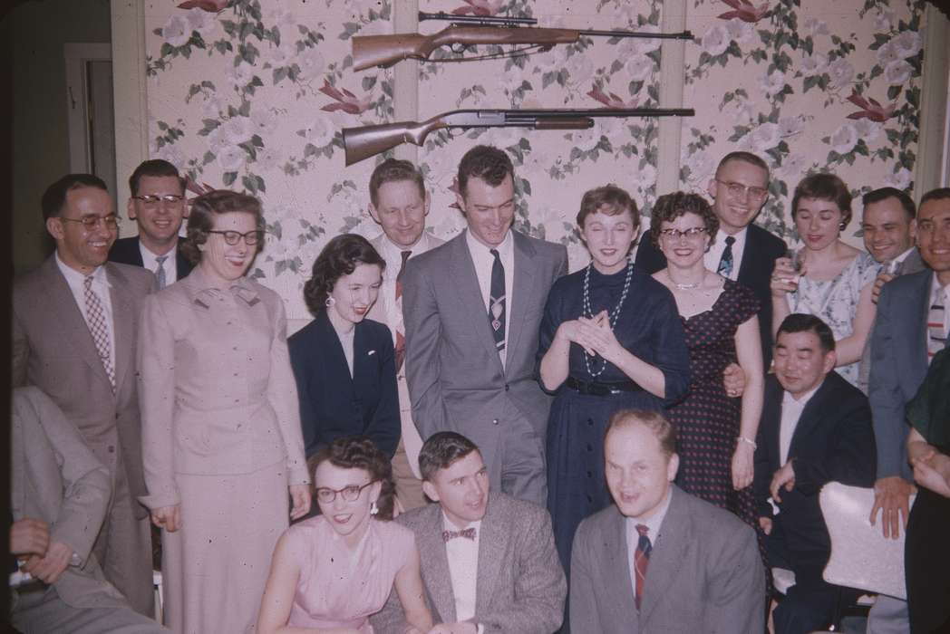 Portraits - Group, history of Iowa, Sack, Renata, Iowa History, rifle, gun, wallpaper, upton ave., friends, Iowa, shotgun, party, Waterloo, IA, Leisure