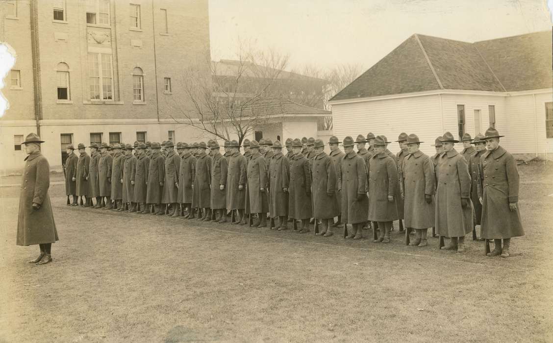 Military and Veterans, history of Iowa, Iowa History, battalion, uni, iowa state normal school, military training, UNI Special Collections & University Archives, Iowa, Schools and Education, university of northern iowa