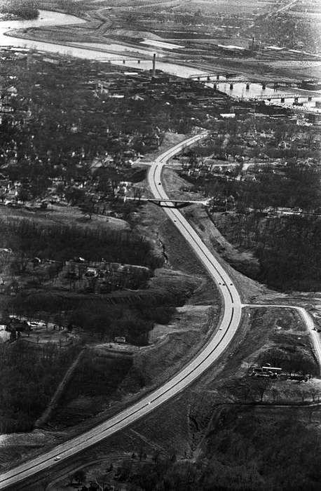 history of Iowa, Iowa History, Ottumwa, IA, highway, Lemberger, LeAnn, Aerial Shots, Iowa, Cities and Towns