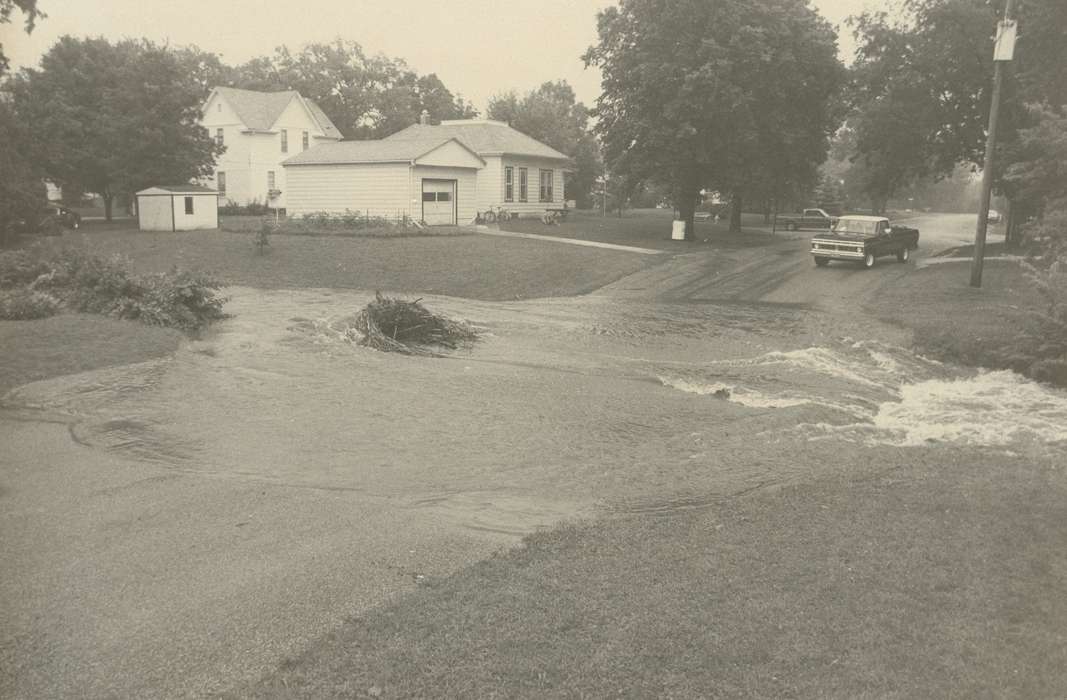 Floods, flooding, Iowa History, history of Iowa, Waverly, IA, Iowa, Cities and Towns, Homes, Waverly Public Library