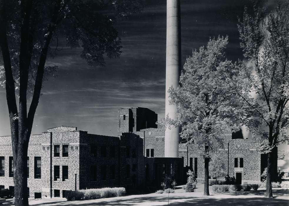 UNI Special Collections & University Archives, history of Iowa, Iowa, power plant, Iowa History, Schools and Education