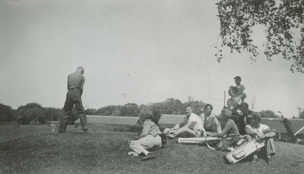 Portraits - Group, Leisure, Iowa History, Iowa, Clear Lake, IA, McMurray, Doug, Sports, golf, scout, history of Iowa