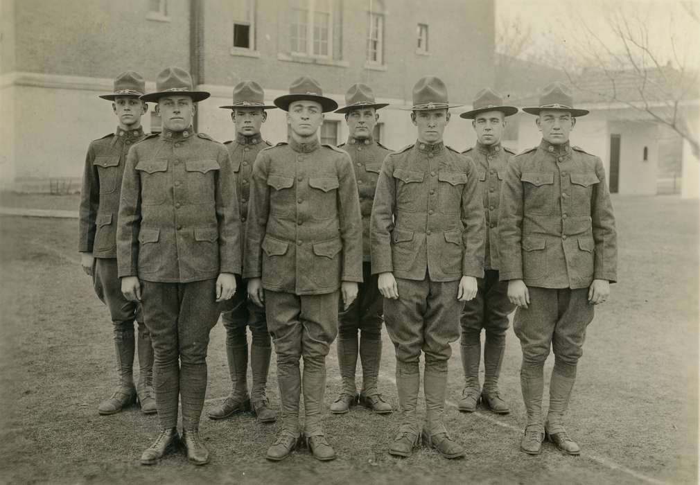 iowa state normal school, history of Iowa, Military and Veterans, UNI Special Collections & University Archives, battalion, Iowa, military training, university of northern iowa, uni, Iowa History, Schools and Education