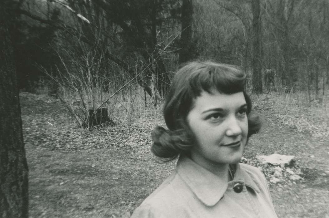 history of Iowa, Iowa History, IA, Iowa, woods, hairstyle, Burk, Susan, Portraits - Individual