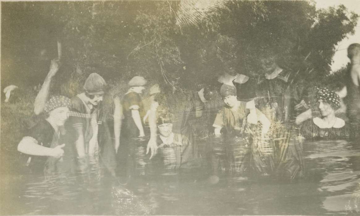 bathing suit, photo shoot, Outdoor Recreation, Waterloo, IA, Iowa History, brownie, Lakes, Rivers, and Streams, river, camera, LeQuatte, Sue, history of Iowa, Iowa, swim