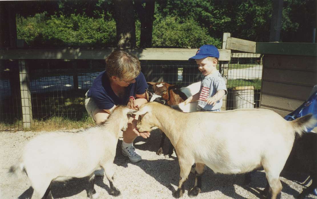 Iowa, Animals, Leisure, Children, Des Moines, IA, history of Iowa, goats, Speltz, Mark, petting zoo, Iowa History