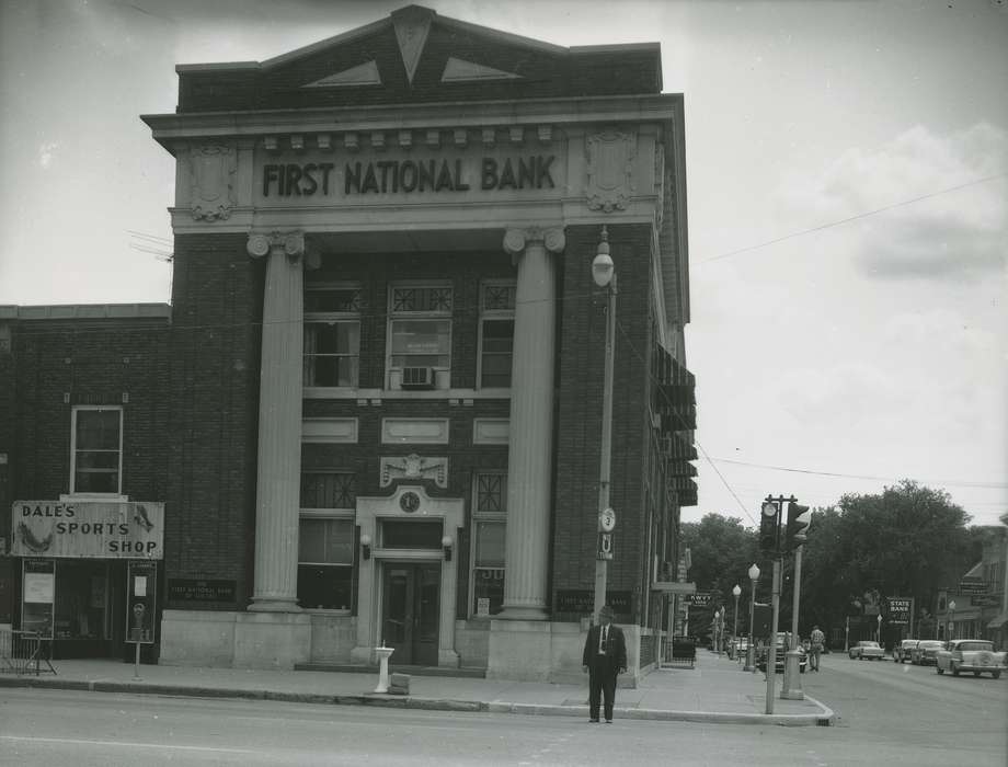 history of Iowa, air conditioner, Businesses and Factories, Waverly, IA, Waverly Public Library, Iowa, Iowa History, correct date needed, bank