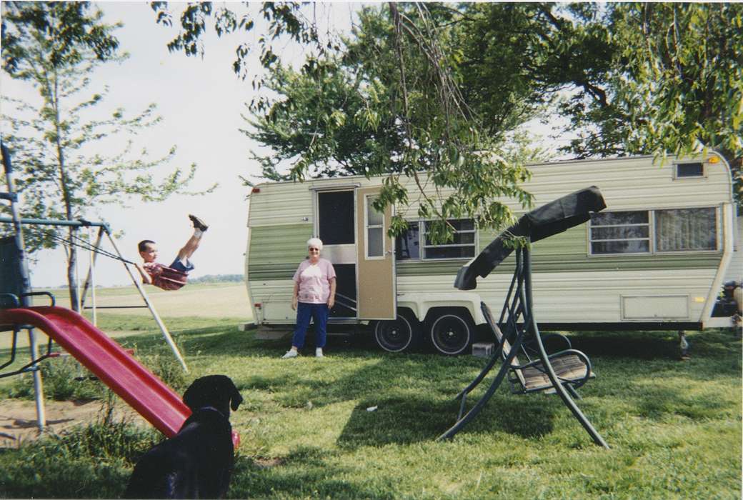 dog, history of Iowa, Iowa History, slide, Pacha, Pam, DeWitt, IA, Animals, camper, camping, Iowa, swing, Leisure, Portraits - Individual