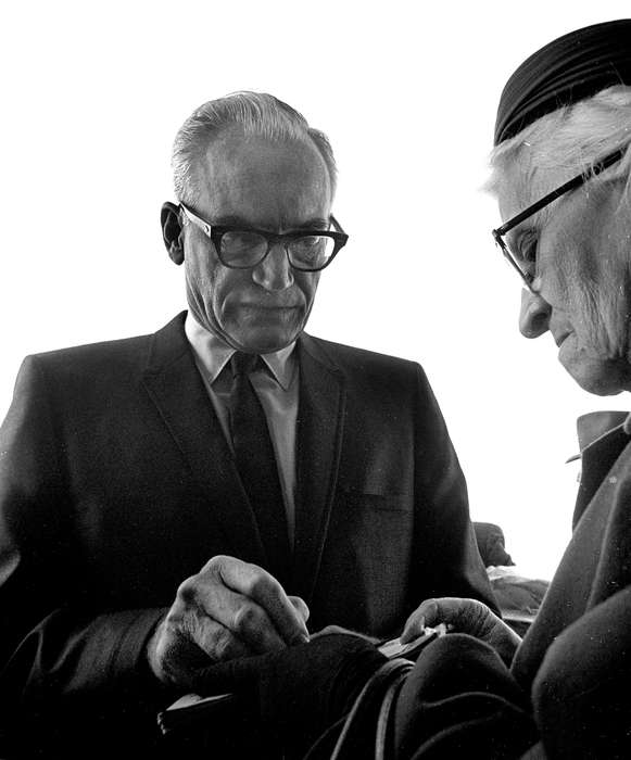 glasses, elderly, senator, Iowa History, Iowa, Civic Engagement, Lemberger, LeAnn, Ottumwa, IA, autograph, history of Iowa