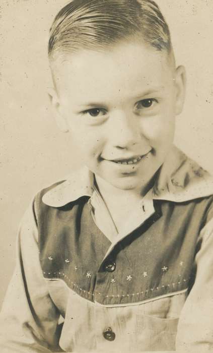 western, history of Iowa, Iowa History, IA, smile, hair, Spilman, Jessie Cudworth, Iowa, boy, eyes, Children, Portraits - Individual