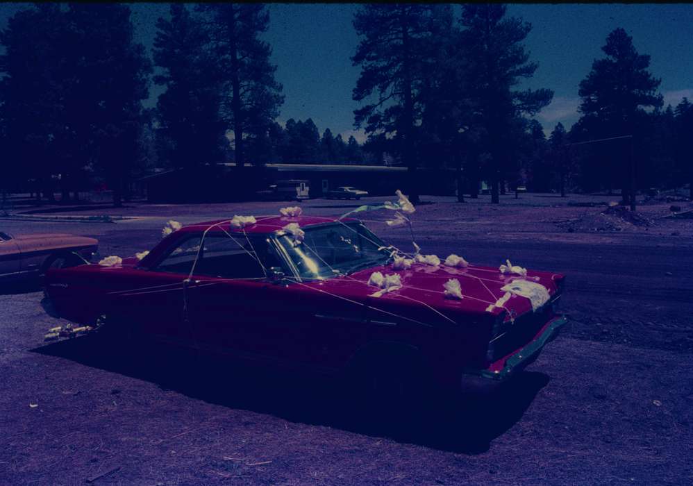 Flagstaff, AZ, Motorized Vehicles, Harken, Nichole, Iowa History, wedding, Iowa, history of Iowa, Weddings, car