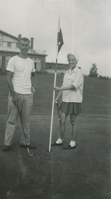 Portraits - Group, golf, Clear Lake, IA, history of Iowa, Iowa History, Iowa, Sports, McMurray, Doug