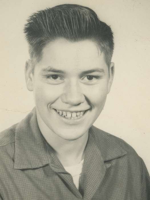 teeth, history of Iowa, Iowa History, IA, smile, hair, Spilman, Jessie Cudworth, Iowa, boy, eyes, Children, Portraits - Individual
