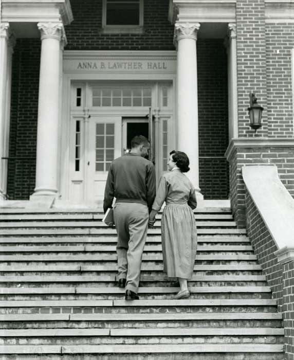 Cedar Falls, IA, dormitory, history of Iowa, Iowa History, uni, couple, iowa state teachers college, UNI Special Collections & University Archives, Iowa, Schools and Education, university of northern iowa
