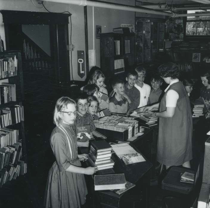 history of Iowa, children, library, Iowa, books, Waverly Public Library, Children, Iowa History