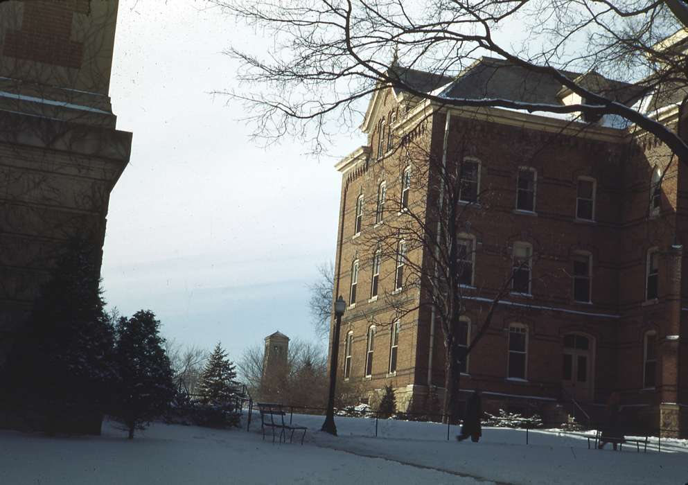 Cedar Falls, IA, old gilchrest, history of Iowa, Iowa History, Winter, uni, seerley hall, UNI Special Collections & University Archives, Iowa, state college of iowa, Schools and Education, snow, university of northern iowa, campus