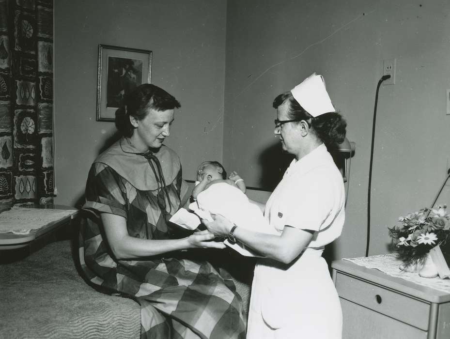 history of Iowa, Iowa History, IA, mother, nurse, Iowa, Hospitals, correct date needed, Children, Waverly Public Library