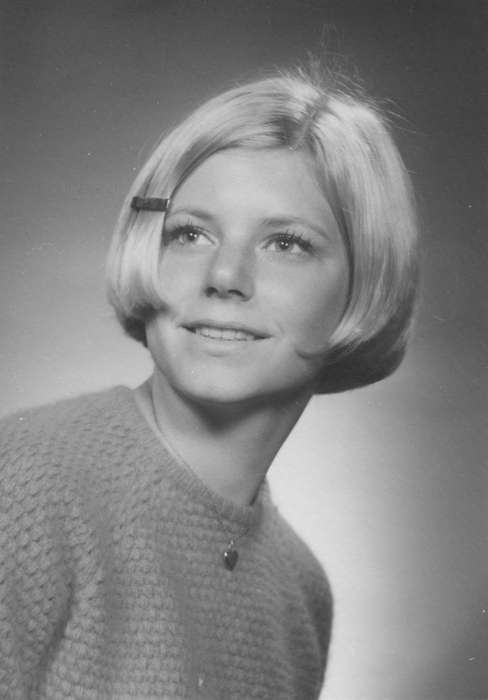 barrette, history of Iowa, Iowa History, IA, smile, Iowa, King, Tom and Kay, hairstyle, Portraits - Individual