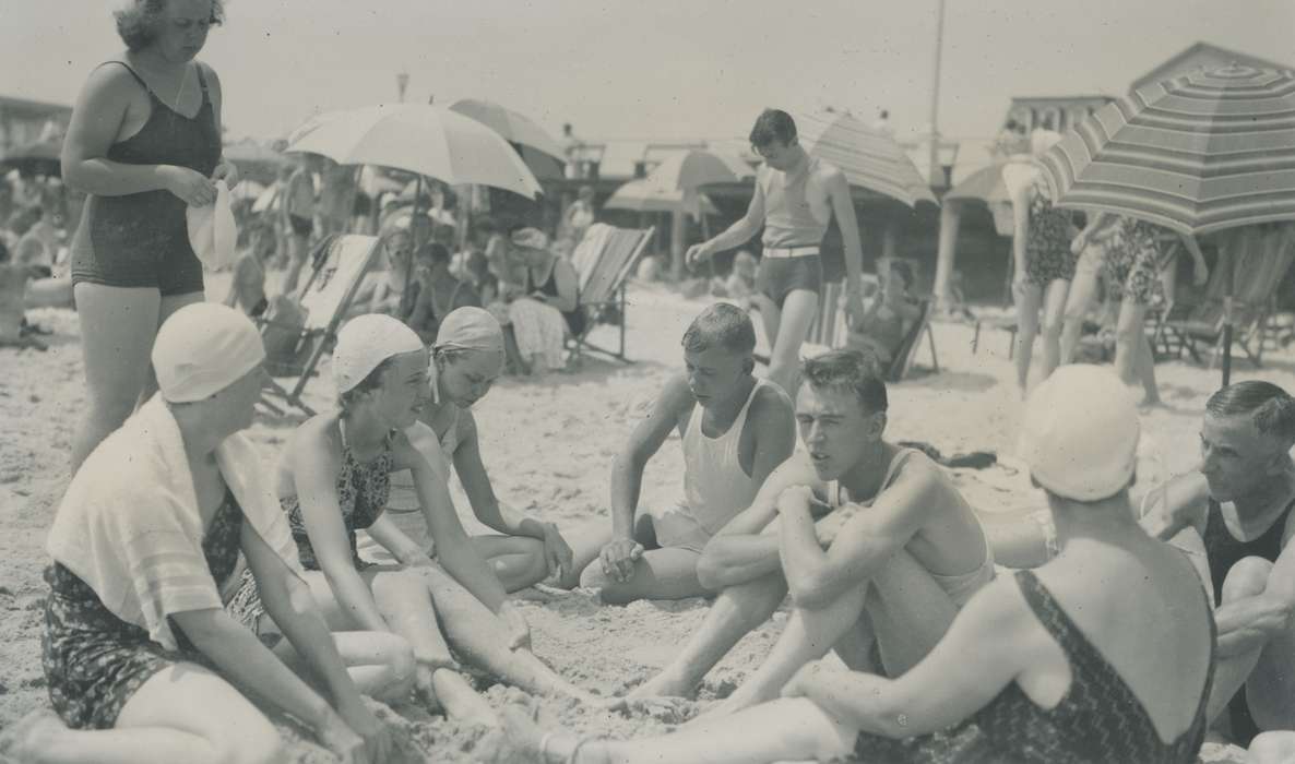 Travel, history of Iowa, Iowa History, Barnegat Bay, NJ, crowds, beach, Iowa, McMurray, Doug