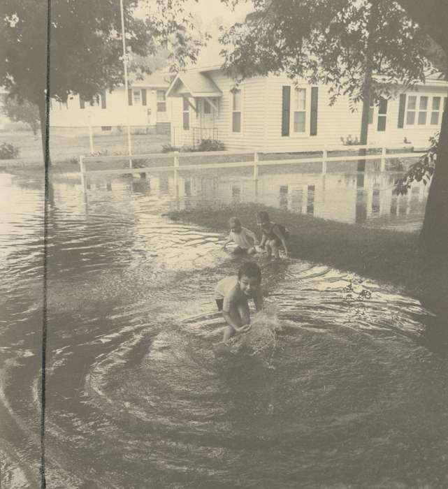 Waverly Public Library, Floods, flooding, Iowa History, history of Iowa, children, Waverly, IA, Iowa, Cities and Towns, Homes, Children, Leisure