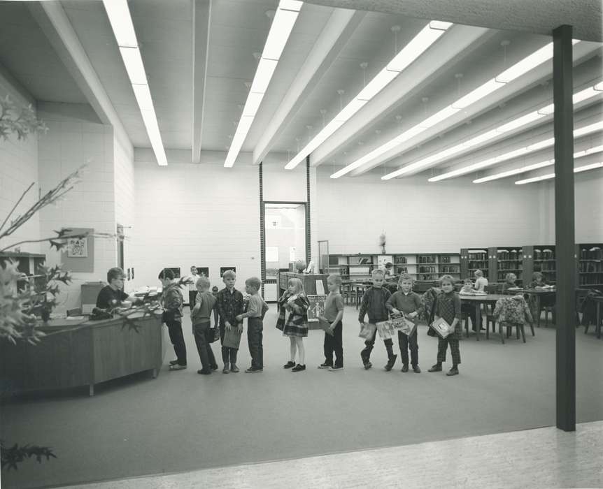 library, children, bookshelf, Iowa History, Waverly Public Library, Iowa, history of Iowa, correct date needed, Schools and Education, Waverly, IA
