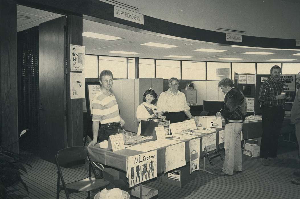 Labor and Occupations, chair, poster, Waverly Public Library, Iowa, Entertainment, plant, sign, history of Iowa, Iowa History, box, Waverly, IA