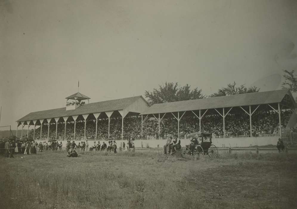 audience, Fairs and Festivals, Anamosa, IA, history of Iowa, crowd, stadium, Iowa, Hatcher, Cecilia, Entertainment, Iowa History