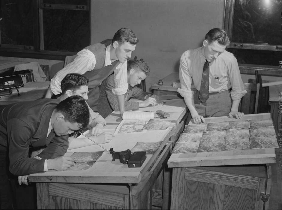 iowa state university, history of Iowa, Iowa History, Library of Congress, classroom, studying, Iowa, classmates, Schools and Education
