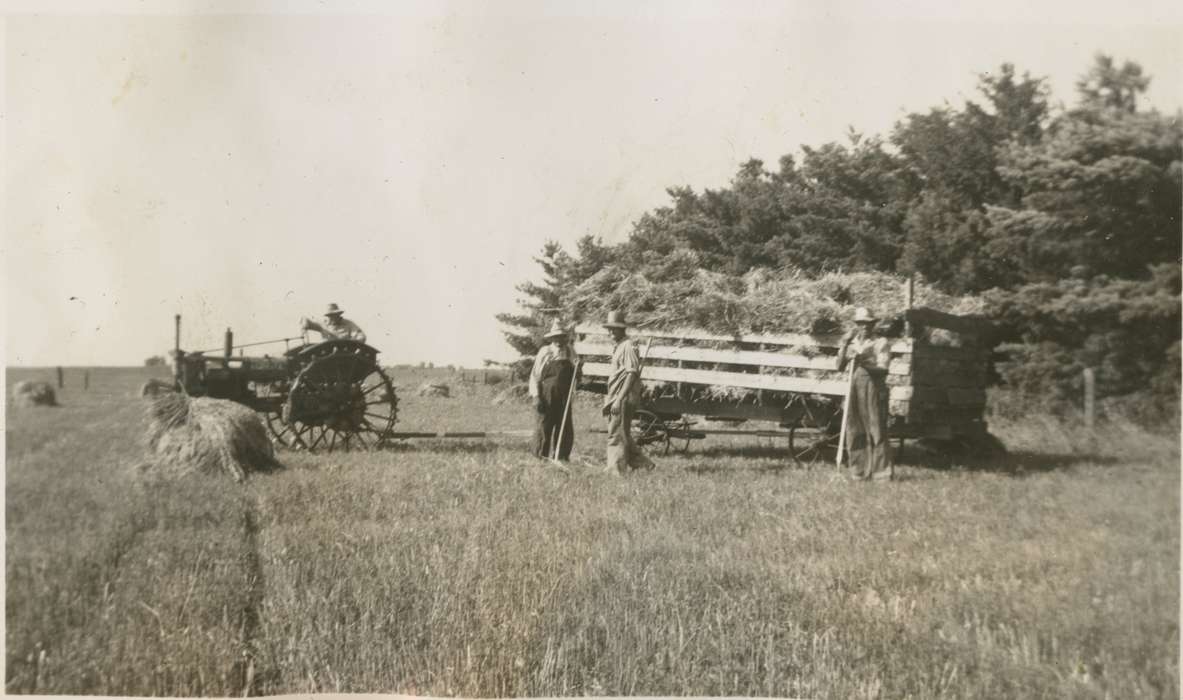 harvest, Farming Equipment, history of Iowa, Iowa History, hay, tractor, Newhall, Rich and Sue, Iowa, Farms, Radcliffe, IA, Labor and Occupations