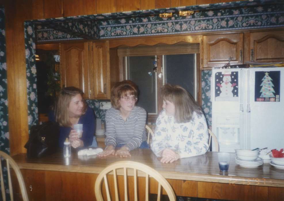 Portraits - Group, Iowa, kitchen, Leisure, Homes, christmas, Carpenter, Jolene, Dubuque, IA, history of Iowa, Iowa History