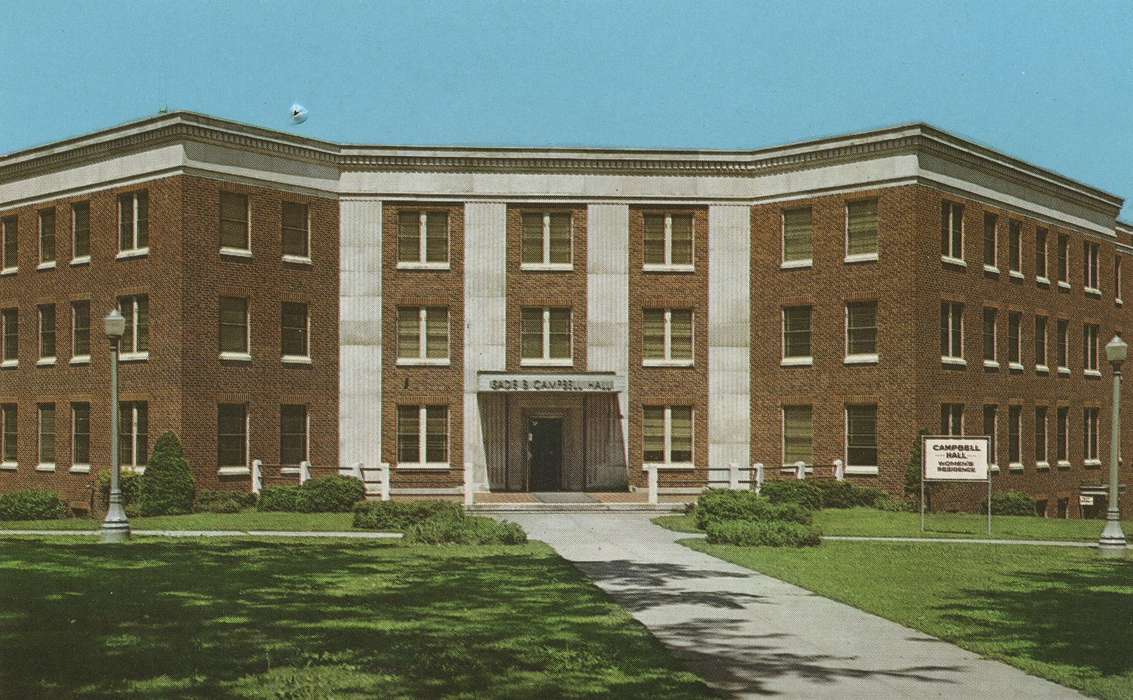 dorm, Iowa History, Iowa, Schools and Education, university of northern iowa, iowa state teachers college, college, Palczewski, Catherine, Cedar Falls, IA, history of Iowa