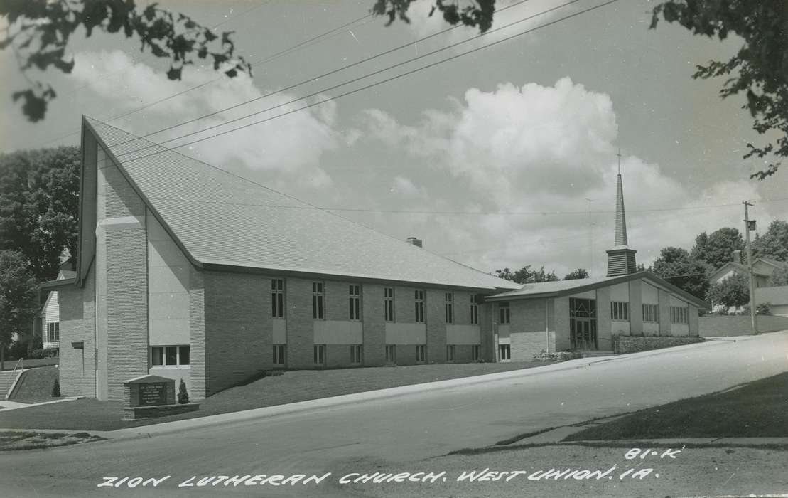 West Union, IA, Cities and Towns, Iowa History, Iowa, church, Palczewski, Catherine, Religious Structures, history of Iowa